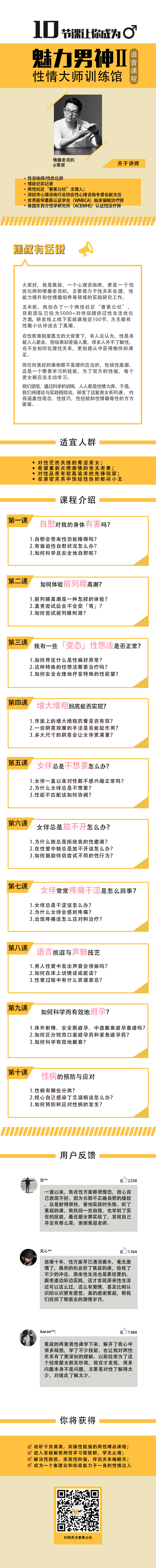 香蕉公社《性情大师训练馆》男课第二季